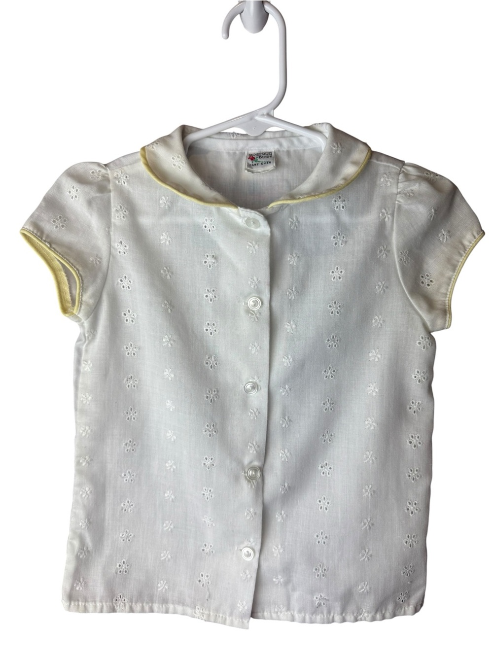 Vintage Rosebud Duds Button Up Top 4